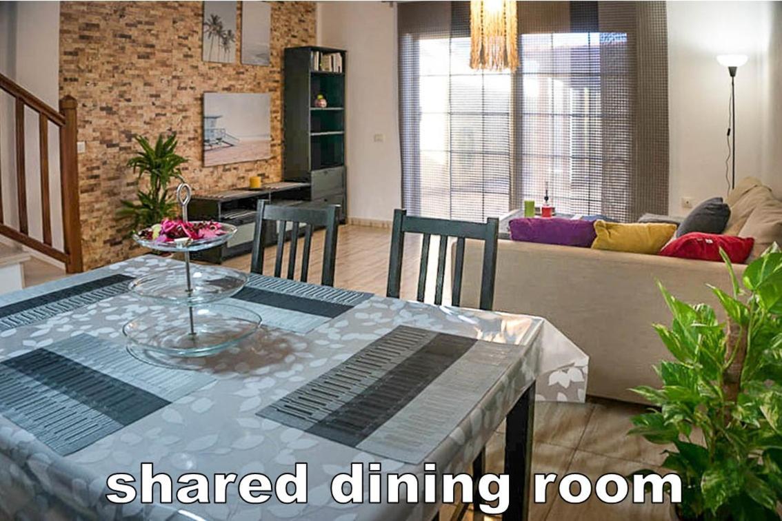 Casa La Sonrisa Shared House Hotel El Médano Eksteriør billede